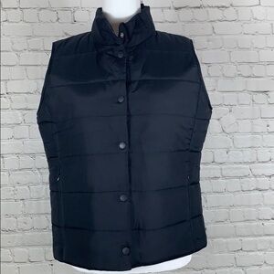 DAISY Fuentes Button Up Puffer Vest Size Medium